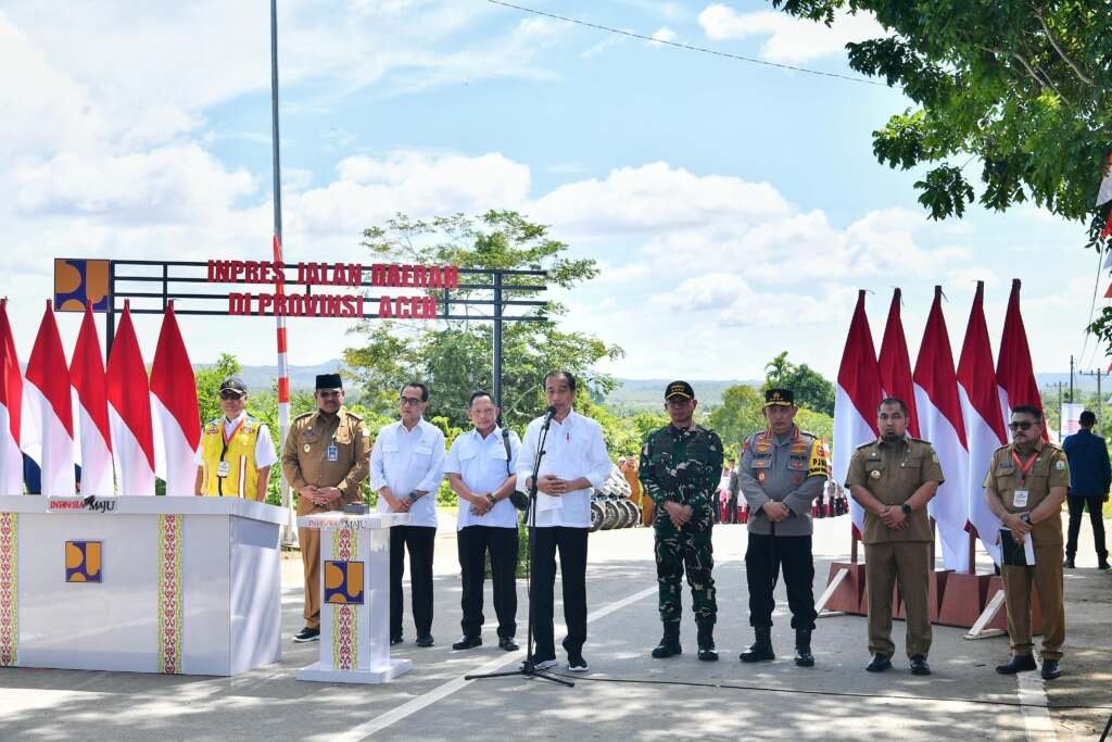 Resmikan 24 Ruas Jalan di Provinsi Aceh, Presiden Jokowi: Tingkatkan Konektivitas dan Mobilitas