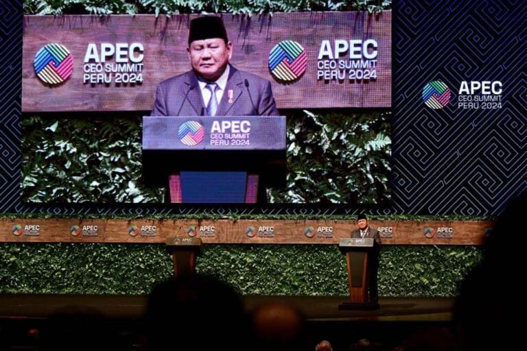Presiden Prabowo Serukan Kolaborasi Bisnis untuk Perdamaian dan Kesejahteraan Global di APEC CEO Summit 2024