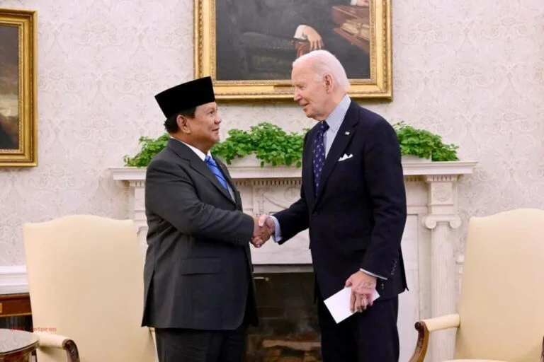 Presiden Prabowo Subianto Bertemu Presiden Joe Biden di Gedung Putih