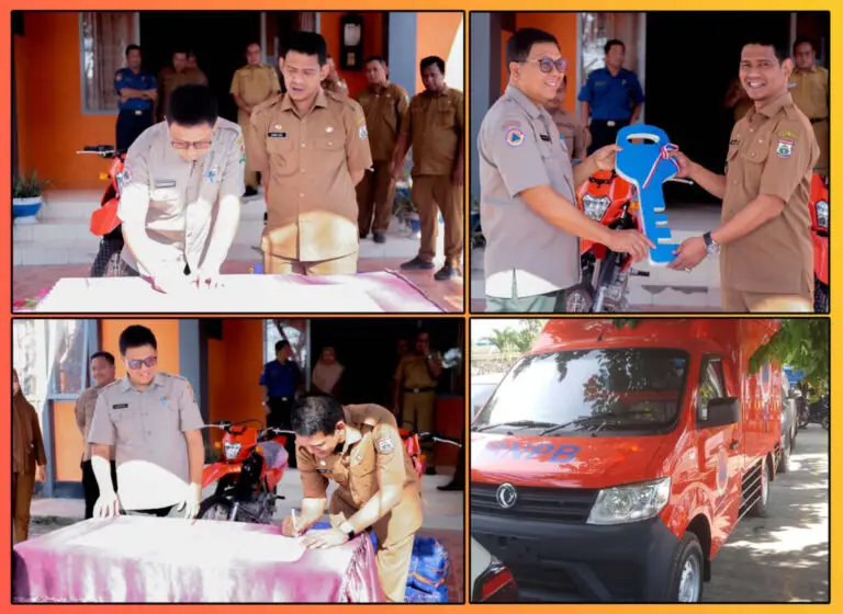 Pjs. Bupati Majene Salurkan Bantuan Logistik dan Peralatan Kesiapsiagaan Bencana