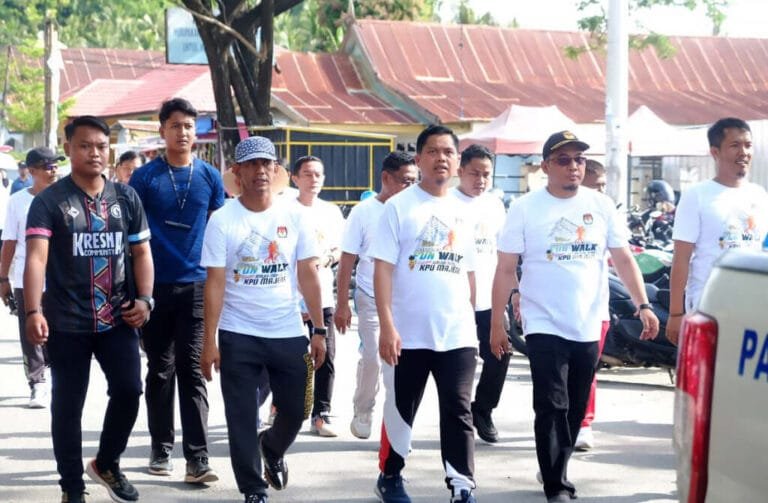 Fun Walk Pilkada Majene 2024: Sosialisasi dan Edukasi Pemilu yang Meriah
