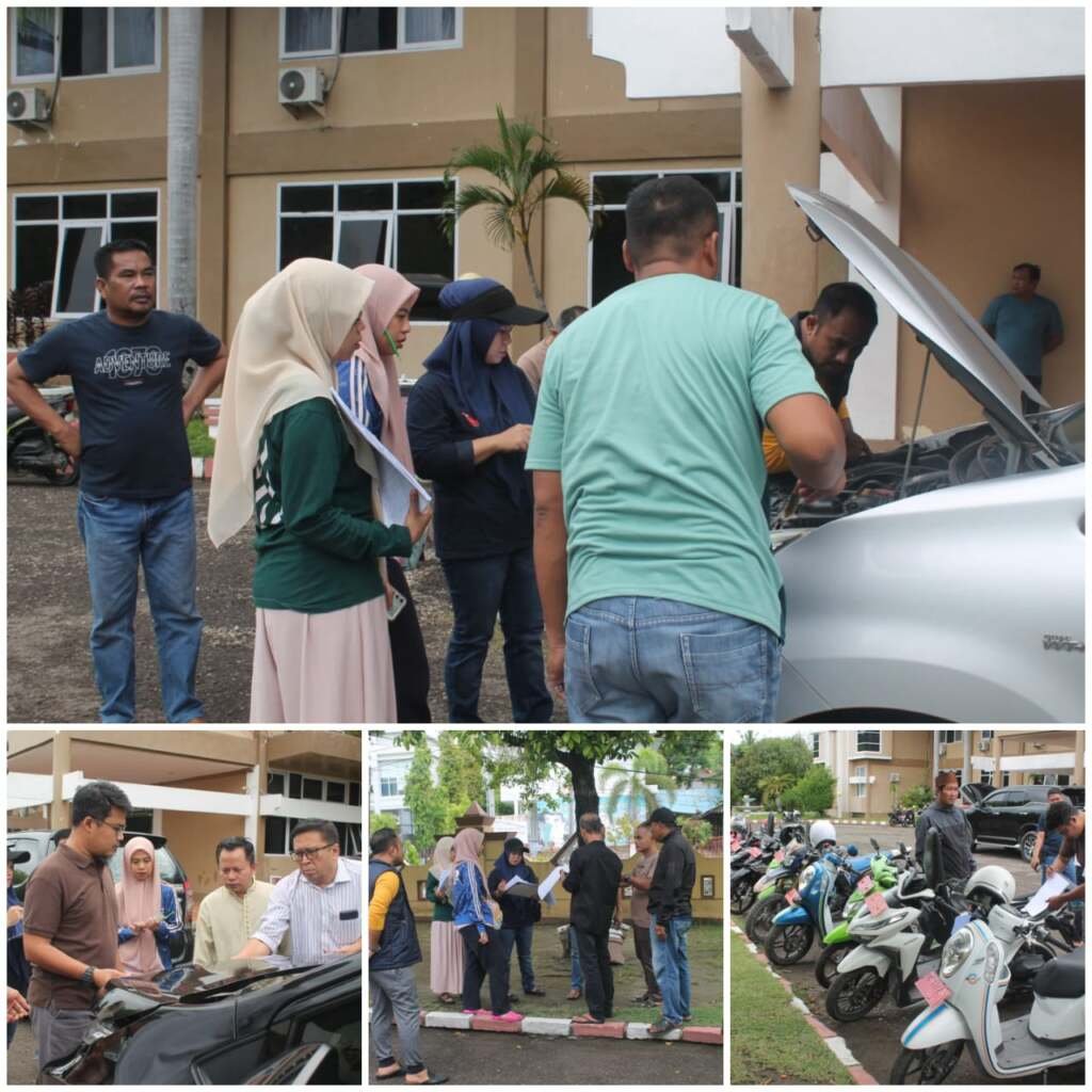 Pemerintah Majene dan BPK Gelar Pengecekan Kendaraan Dinas untuk Optimalkan Kinerja ASN
