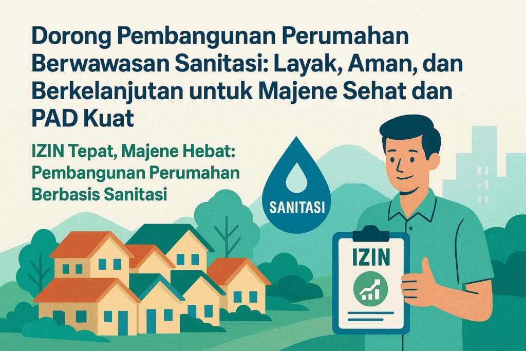 IZIN BERBASIS SANITASI: Pemerintah Majene Diminta Tegas Awasi Pembangunan Perumahan