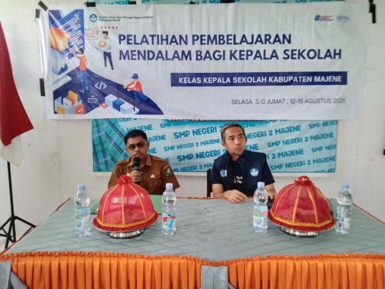 Kadisdikpora Majene Buka Pelatihan Pembelajaran Mendalam untuk Kepala Sekolah