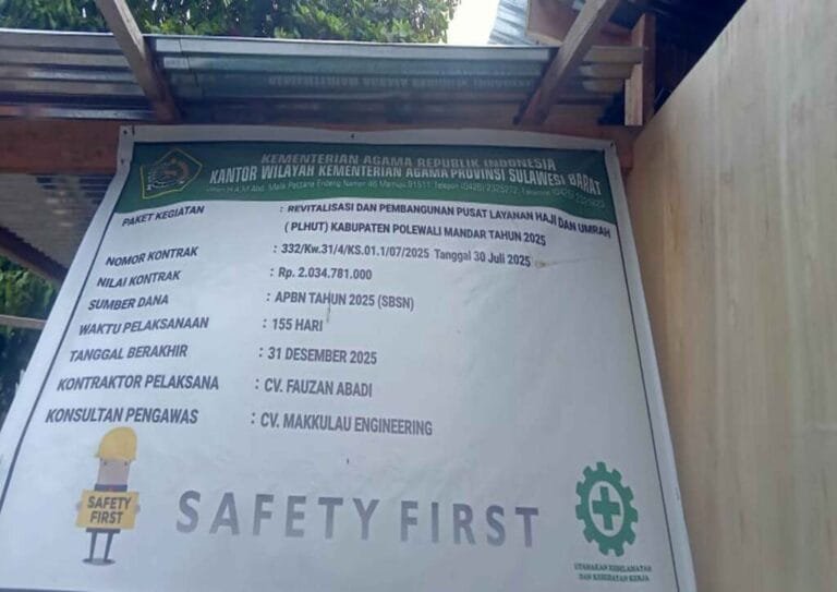 PROYEK REVITALISASI KEMENAG SULBAR POLMAN