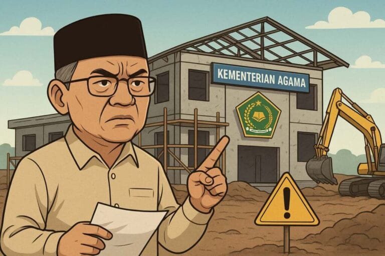 Purna ASN Majene Soroti Keterlambatan Proyek Rehab Gedung Kemenag, Minta Kejagung dan KPK Turun Tangan