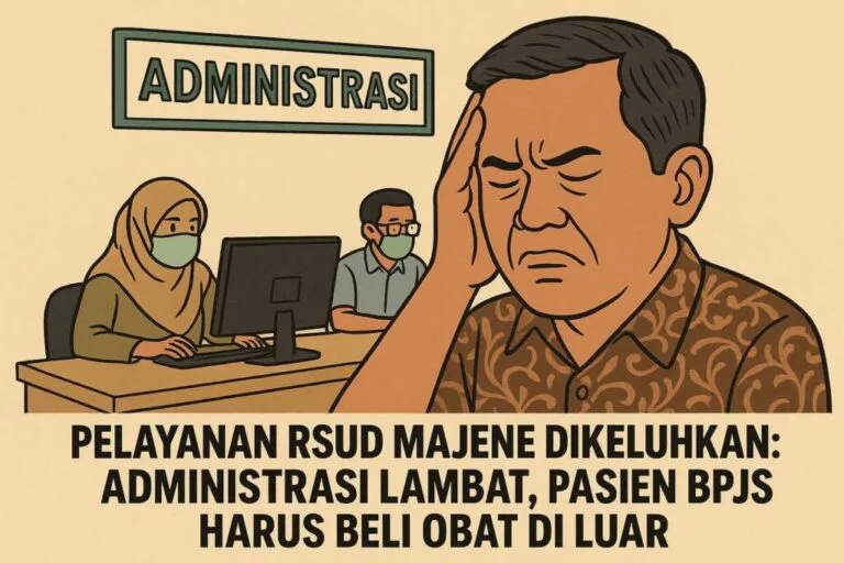Pelayanan RSUD Majene Dikeluhkan: Administrasi Lambat, Pasien BPJS Harus Beli Obat di Luar