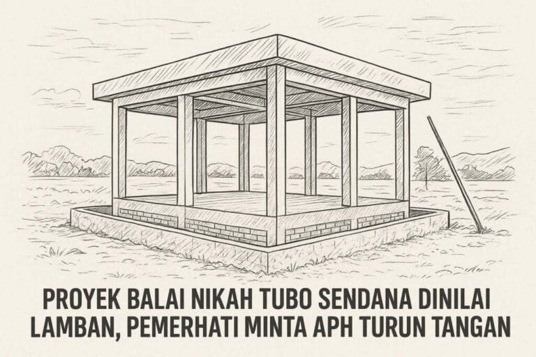 sketsa balai nikah tubo sendana