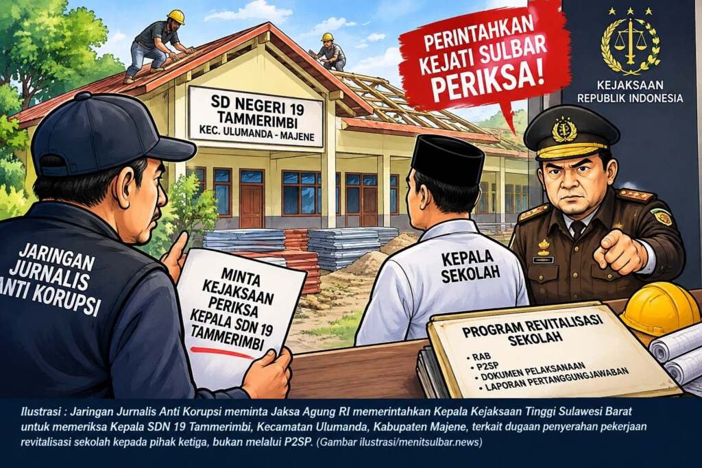 Dugaan Revitalisasi SDN 19 Tammerimbi Dikerjakan Pihak Ketiga, Jaringan Jurnalis Anti Korupsi Minta Kejaksaan Turun Tangan