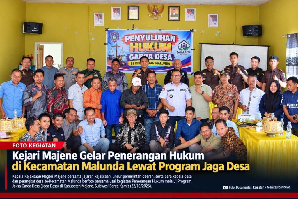 Cegah Penyimpangan Dana Desa, Kejari Majene Perkuat Edukasi Hukum Lewat Program Jaga Desa